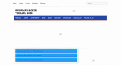 Desktop Screenshot of informasiloker.com
