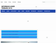 Tablet Screenshot of informasiloker.com